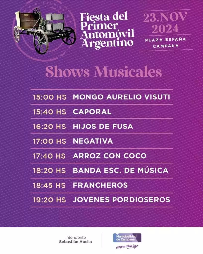 Fiesta primer automóvil