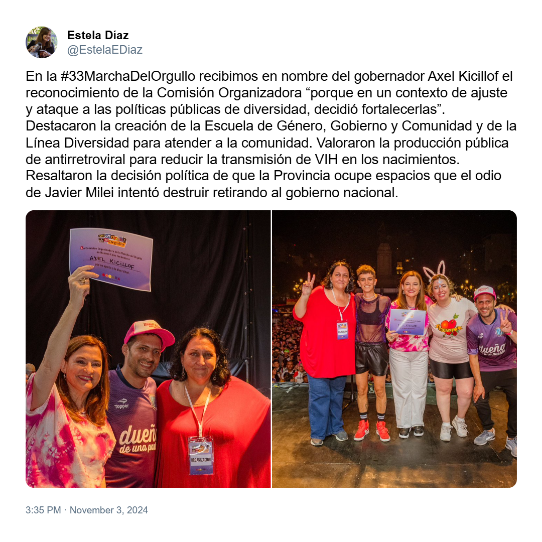 Marcha del orgullo - Estela Díaz