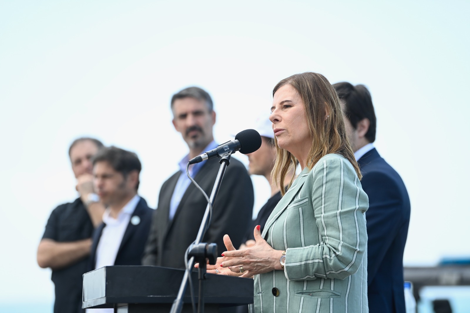 Florencia Saintout durante el lanzamiento del Operativo Sol.