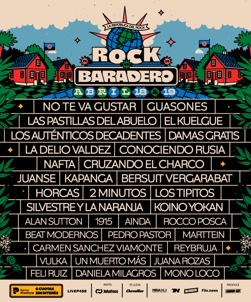 Grilla Baradero Rock 2025.