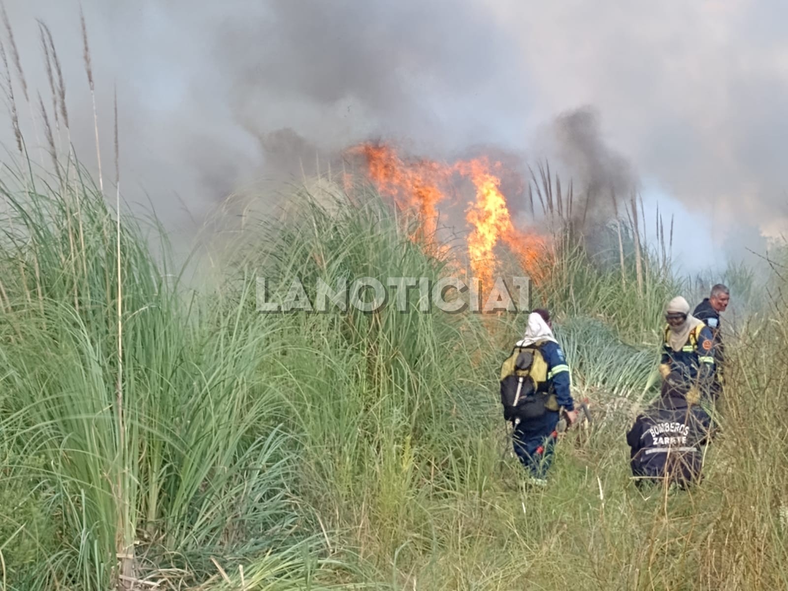 Incendio Zarate Campana