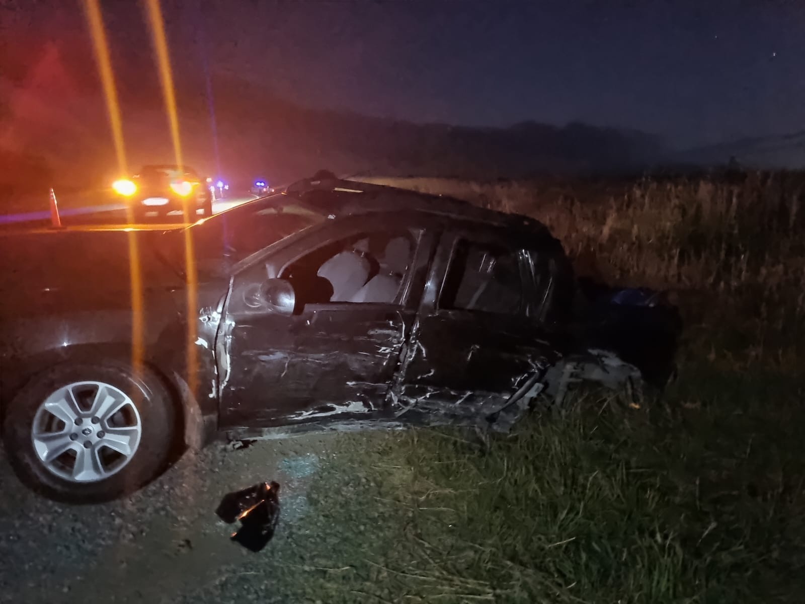 Ocurrió en el kilómetro 87 de la RN 226. FOTO: Radio Gabal.
