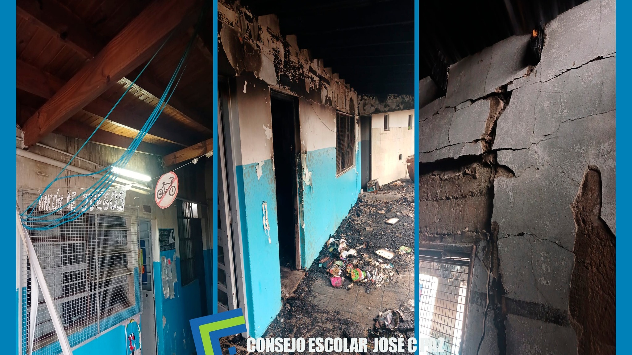 incendio escuela 10 josé c. paz