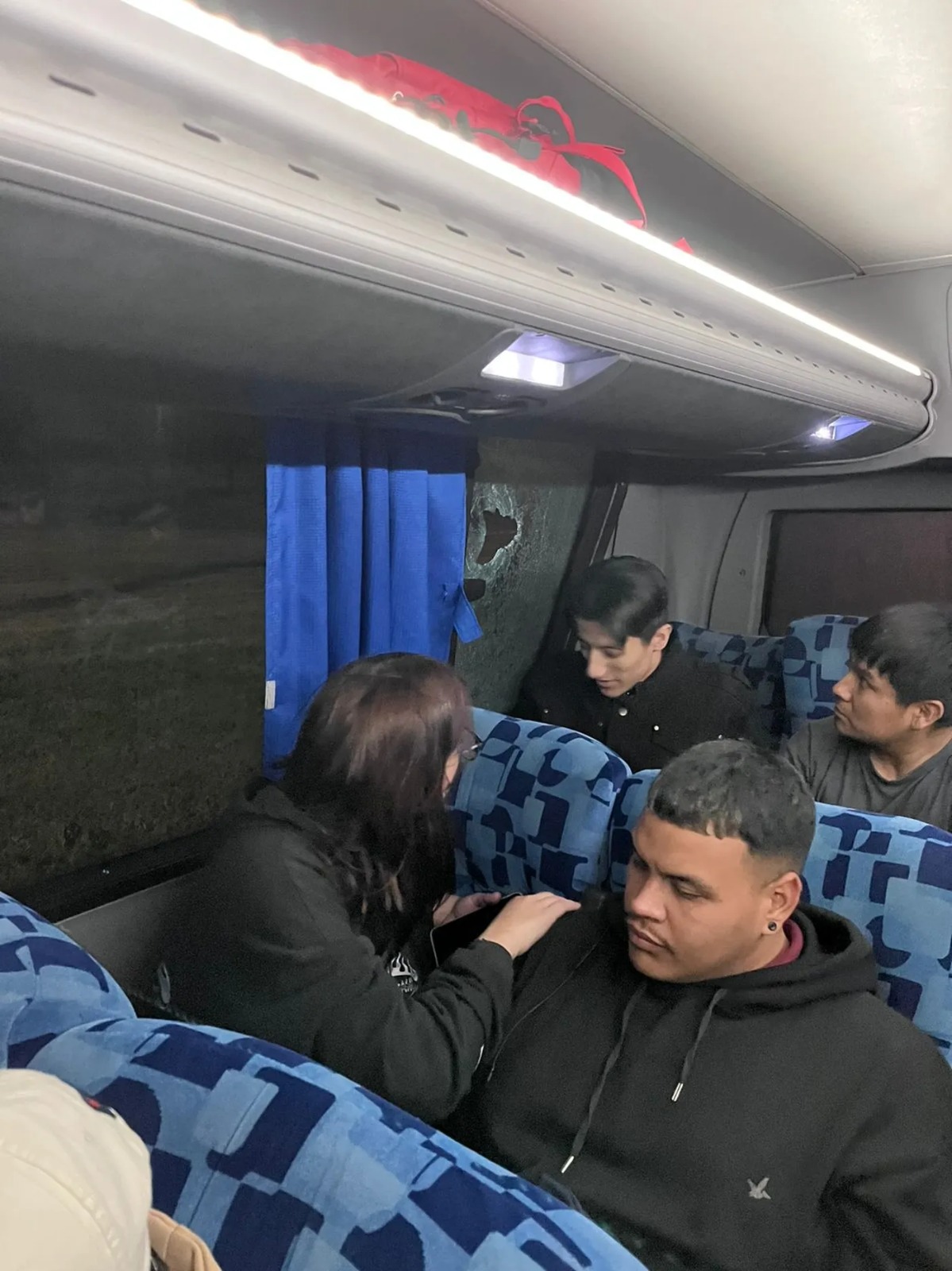 Imágenes enviadas por los pasajeros a 0221.