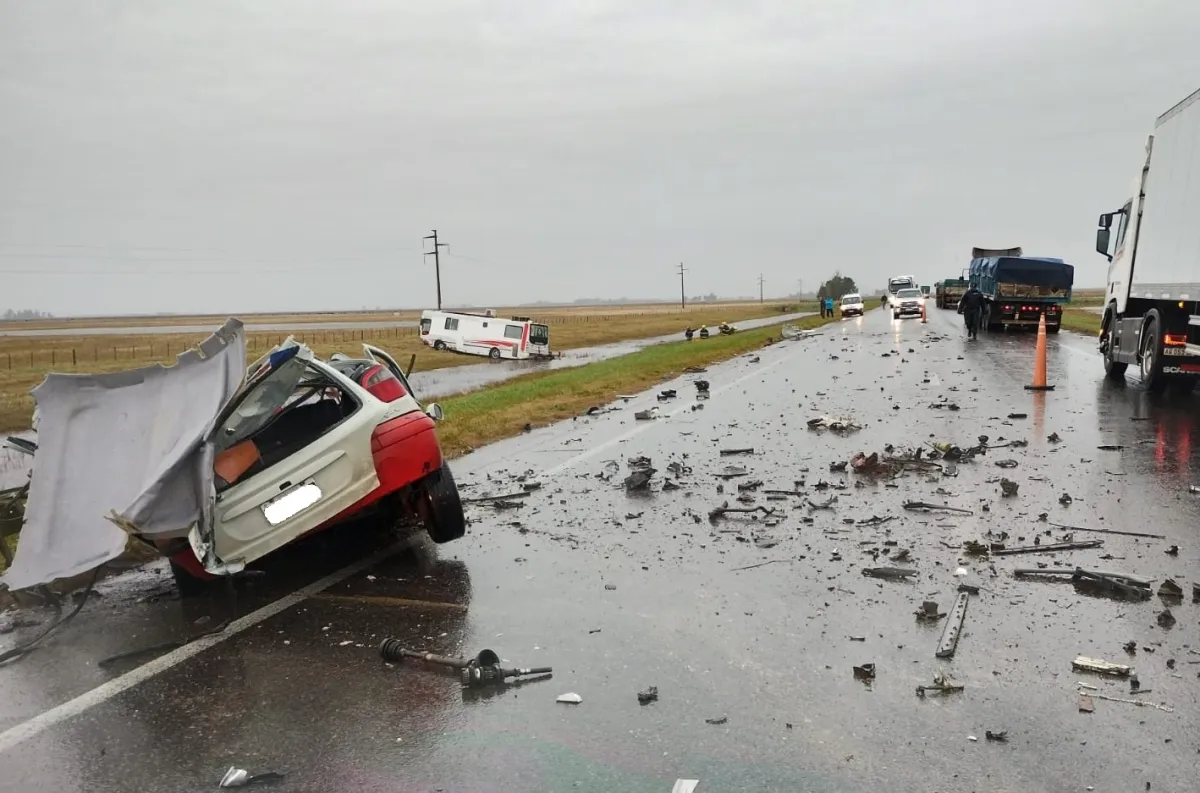 Choque fatal en Ruta 3 entre un motorhome y un automóvil: Un muerto y ...