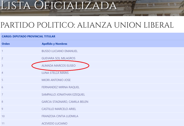 Almada candidato