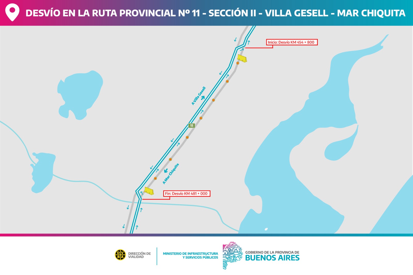 ruta 11 desvío