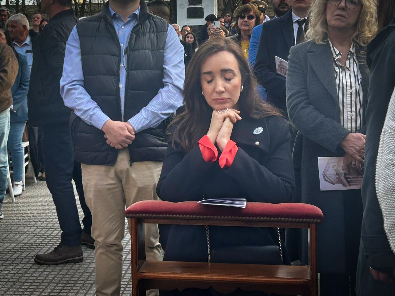 Victoria Villarruel en San Pedro