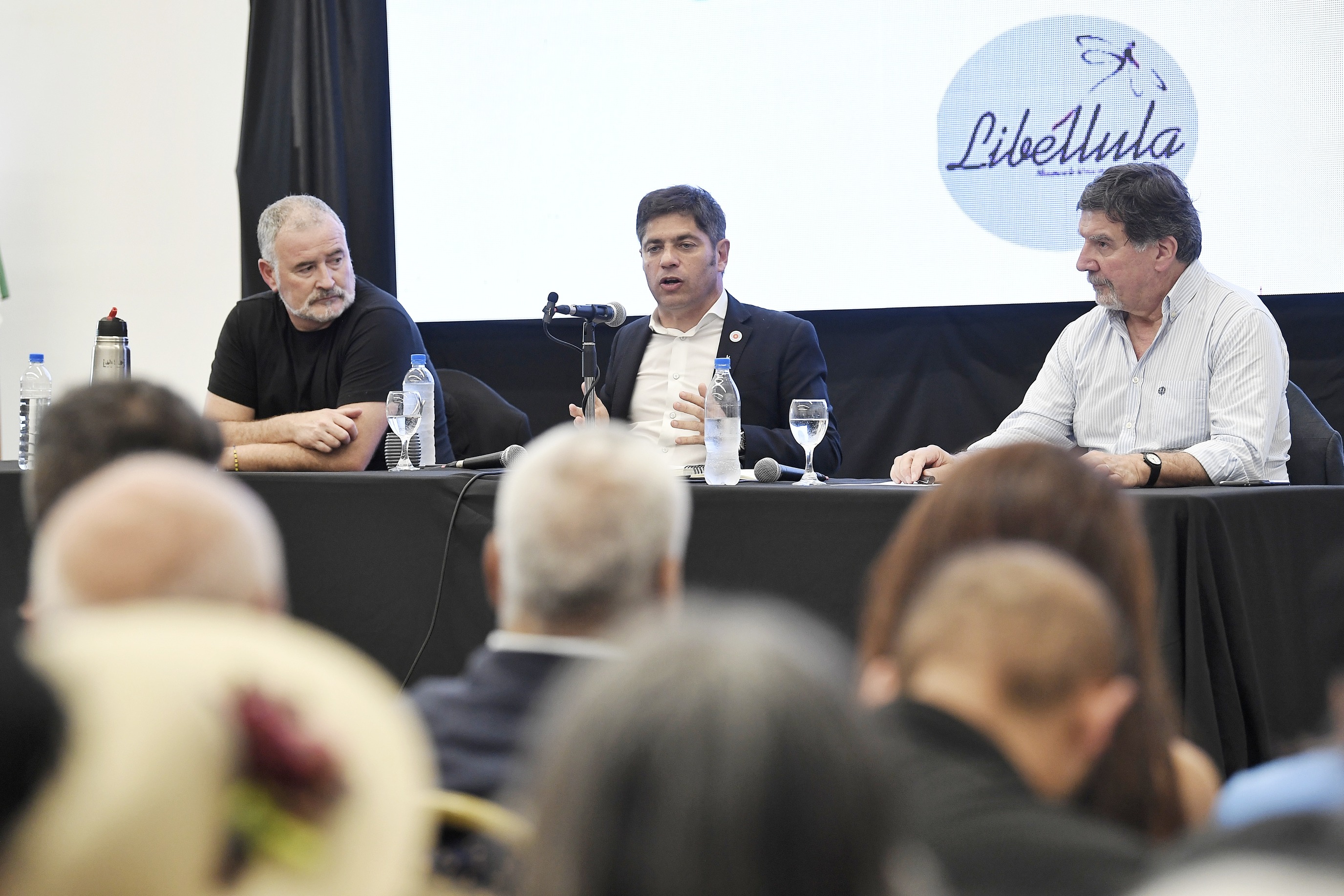 Kicillof en escuela especial - encuentro literario - 2