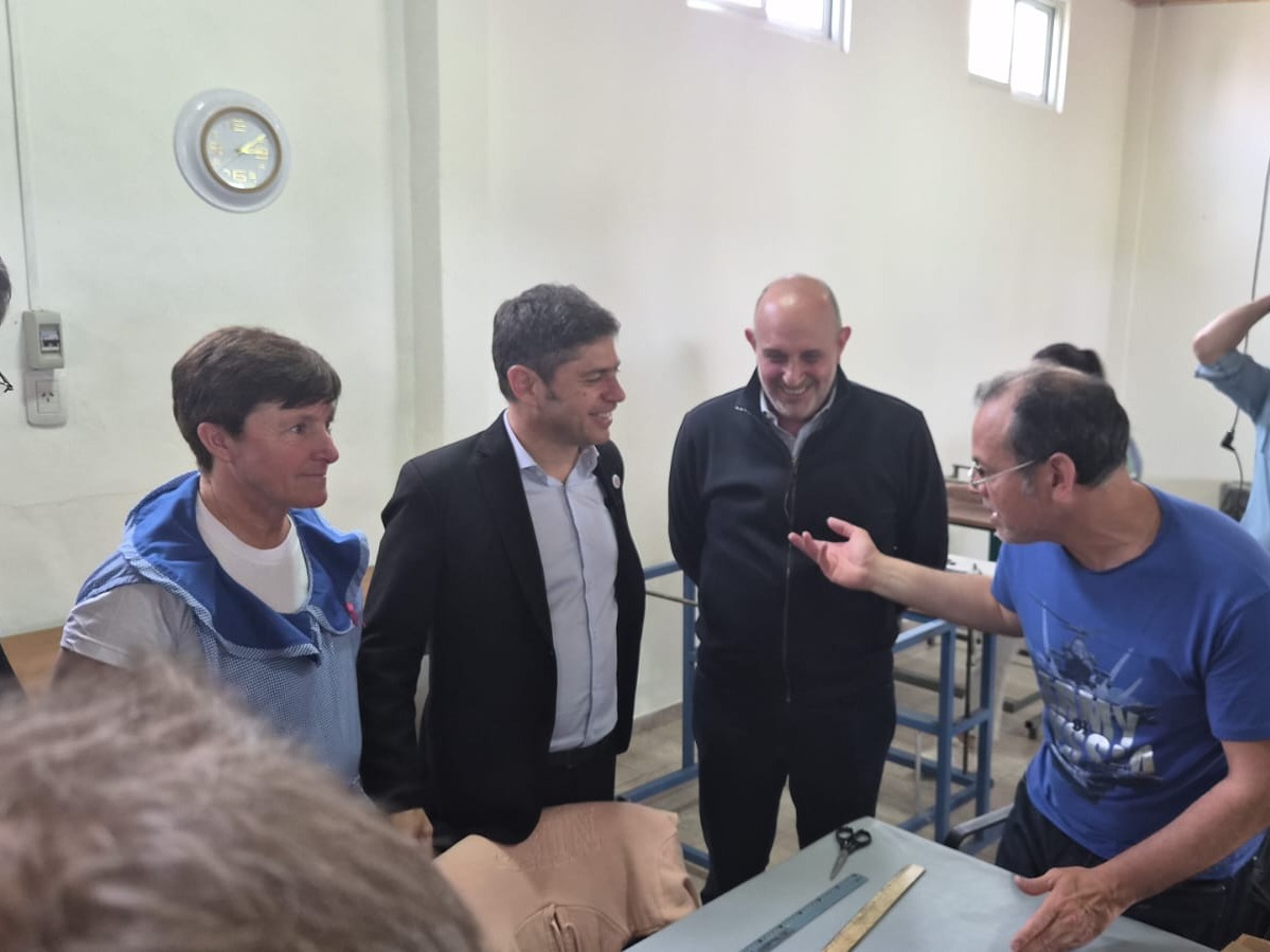 Kicillof y Alexis Guerrera