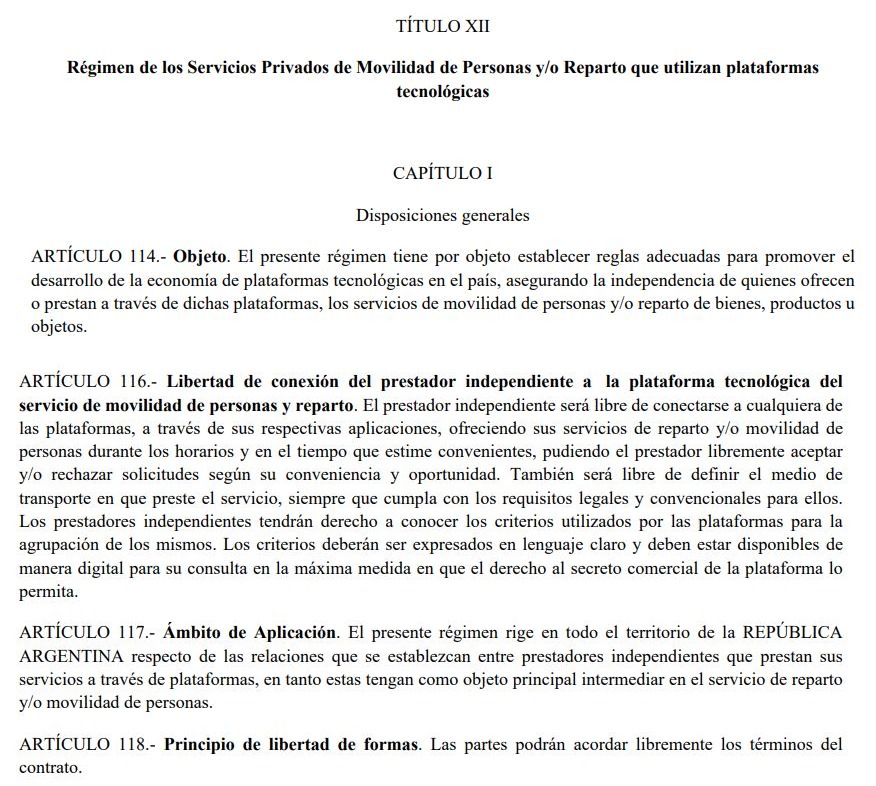 reforma laboral repartidores
