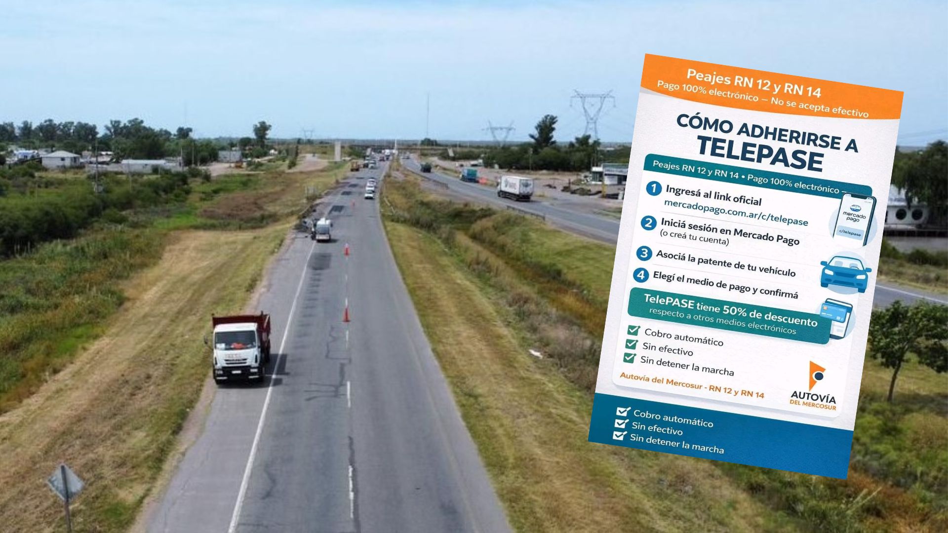 Telepase Autovía del Mercosur
