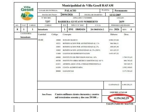 barrera recibo sueldo