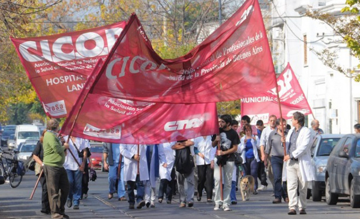 Paro de médicos bonaerense de Cicop
