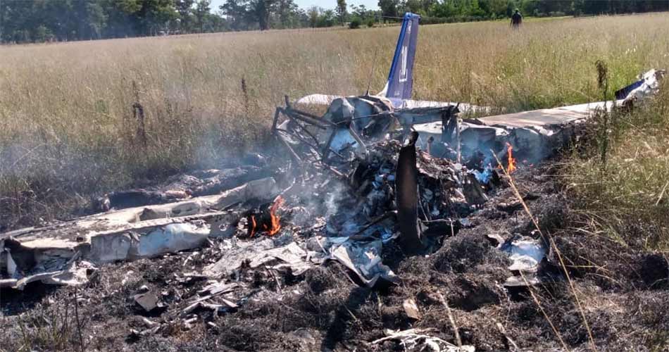 Cayó una avioneta en Cañuelas y hay dos muertos