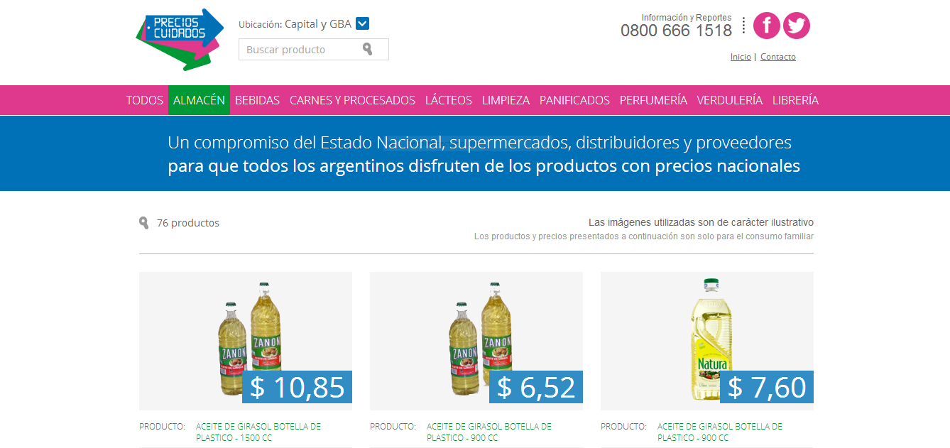 Precios Cuidados La Web Para Ver Cuánto Salen Los Productos Del