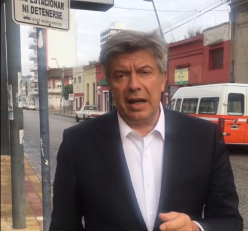 D' Alessandro en campaña por la terapia intensiva pediátrica en Tandil