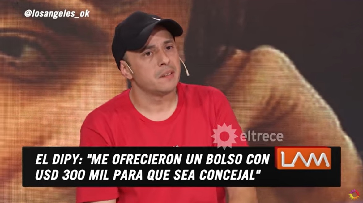 Fuerte denuncia de El Dipy: "Me ofrecieron un bolso con 300 mil dólares para ser candidato a concejal de La Matanza"