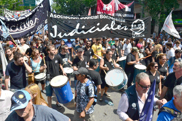 Judiciales anunciaron nuevo paro y marcha en reclamo de paritarias